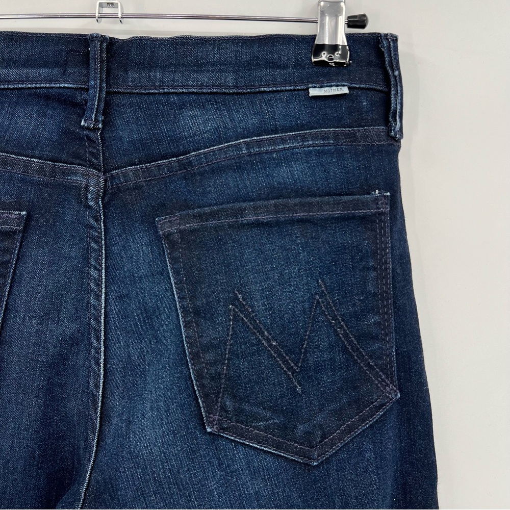 MOTHER The Mid Rise Dazzler Ankle Jeans In Now or Never Dark Wash Size 28 - Picture 16 of 16